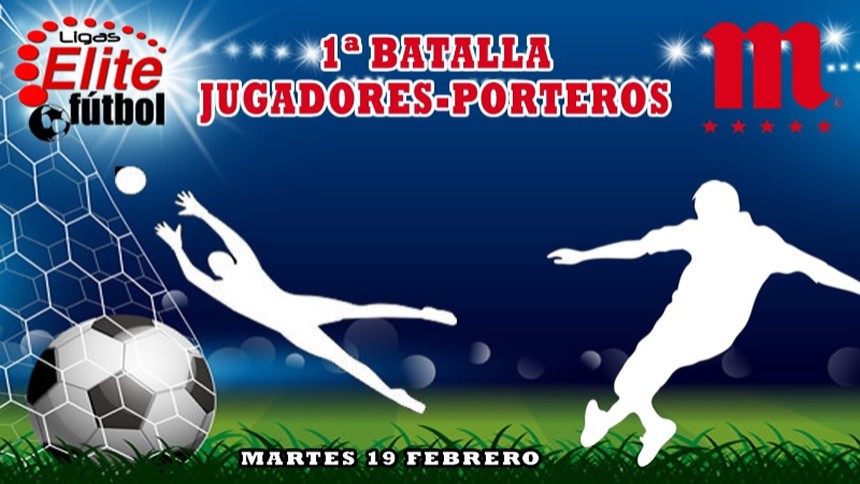 1ª BATALLA JUGADOR-PORTERO MAHOU ELITEFUTBOL